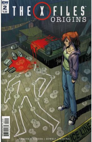 X-Files: Origins 2 published by IDW with cover art by Chris Fenoglio