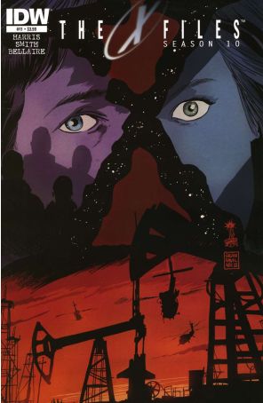 X-Files: Season 10 11 published by IDW with cover art by Francesco Francavilla