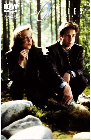 X-Files: Season 10 17A published by IDW with cover art by Photo