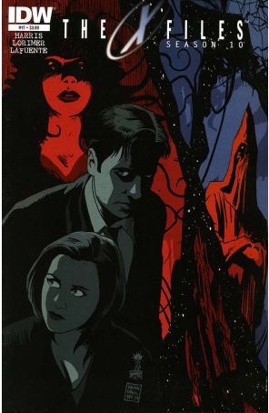 X-Files: Season 10 17 published by IDW with cover art by Francesco Francavilla