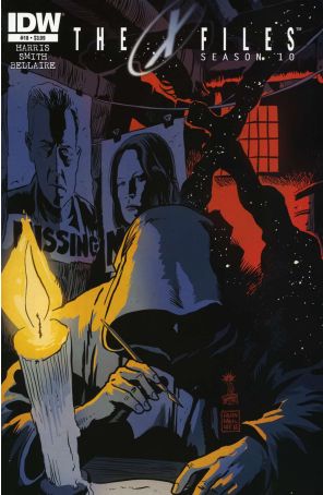 X-Files: Season 10 18 published by IDW with cover art by Francesco Francavilla
