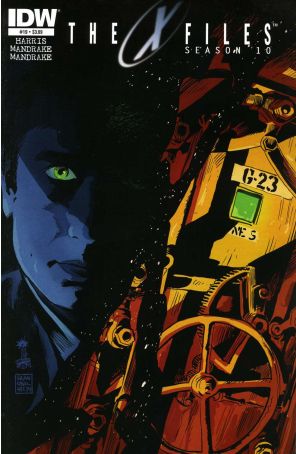 X-Files: Season 10 19 published by IDW with cover art by Francesco Francavilla
