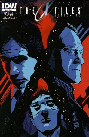 X-Files: Season 10 23 published by IDW with cover art by Francesco Francavilla