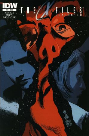 X-Files: Season 10 25 published by IDW with cover art by Francesco Francavilla