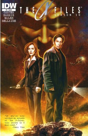 X-Files: Season 10 5 published by IDW with cover art by Carlos Valenzuela