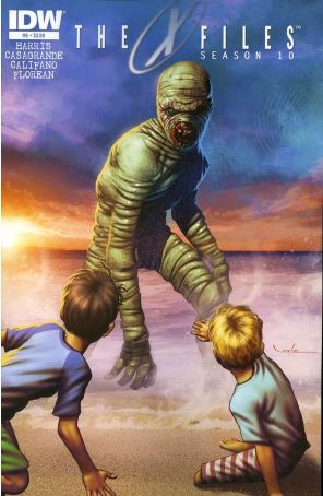 X-Files: Season 10 6 published by IDW with cover art by Carlos Valenzuela