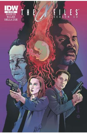 X-Files: Season 10 8A published by IDW with cover art by Georges Jeanty