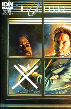 X-Files: Season 10 8 published by IDW with cover art by Carlos Valenzuela