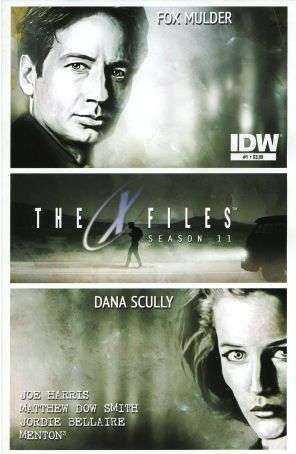 X-Files: Season 11 1 published by IDW with cover art by Menton3