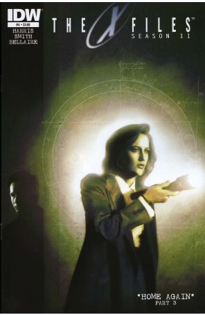 X-Files: Season 11 4 published by IDW with cover art by Menton3