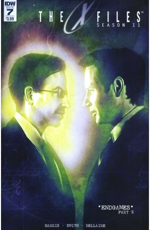 X-Files: Season 11 7 published by IDW with cover art by Menton3