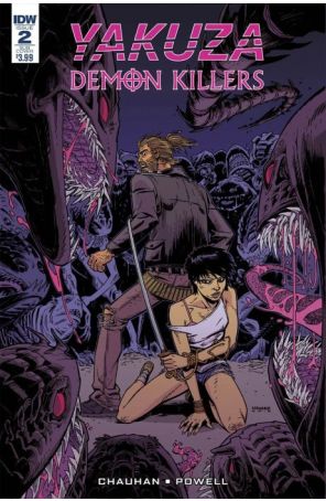 Yakuza Demon Killers 2A published by IDW with cover art by Andrew Krahnke
