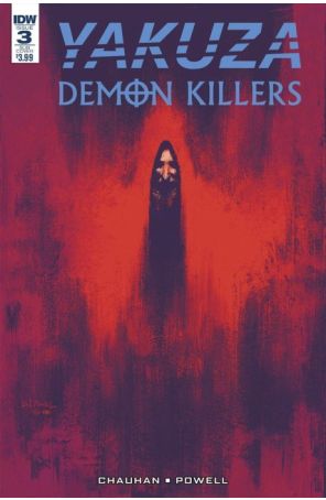 Yakuza Demon Killers 3A published by IDW with cover art by Eli Powell