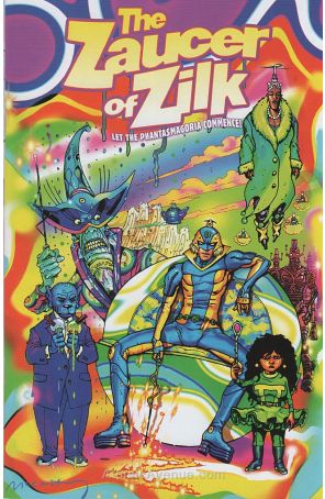 The Zaucer of Zilk TPB 1 published by IDW with cover art by Brendan McCarthy