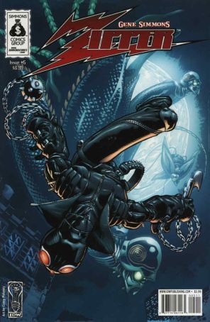 Zipper (Gene Simmon's) 5 published by IDW with cover art by Casey Maloney
