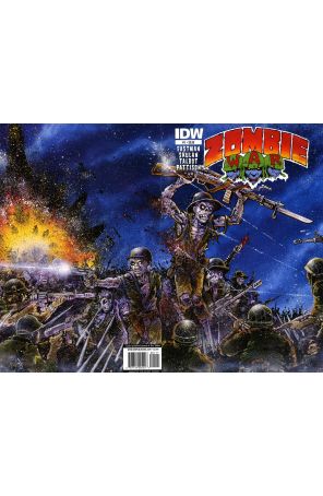 Zombie War (IDW) 1 published by IDW with cover art by Kevin Eastman