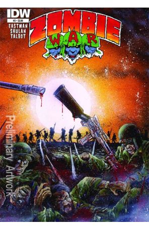 Zombie War (IDW) 2 published by IDW with cover art by Kevin Eastman