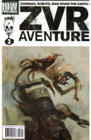Zombies Vs. Robots Aventure 3A published by IDW with cover art by Ashley Wood