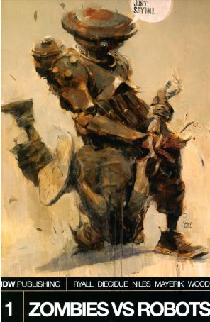 Zombies vs. Robots (2nd Series) 1A published by IDW with cover art by Ashley Wood