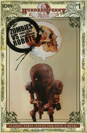 Zombies vs. Robots 0 published by IDW with cover art by Ashley Wood