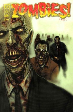 Zombies!: Feast 5A published by IDW with cover art by Chris Bolton
