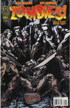 Zombies!: Hunters 1 published by IDW with cover art by Don Figueroa