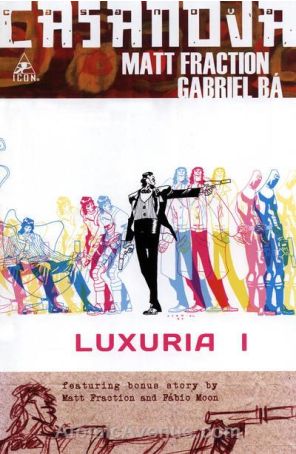 Casanova (2nd Series) 1 (2nd) published by Icon with cover art by Gabriel Bá