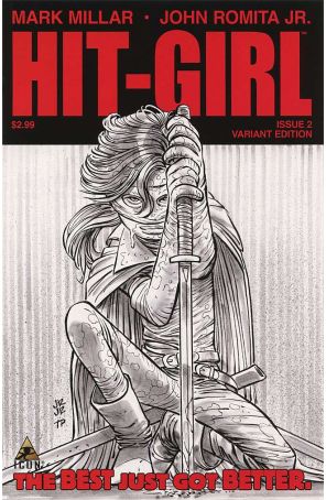 Hit-Girl 2A published by Icon with cover art by Dave Johnson