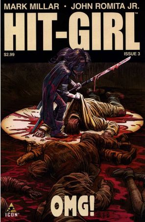 Hit-Girl 3 published by Icon with cover art by John Romita Jr.