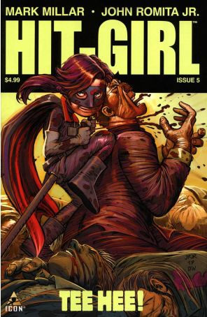 Hit-Girl 5 published by Icon with cover art by John Romita Jr.