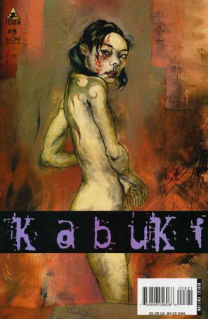 Kabuki (Vol. 7) 8A published by Icon with cover art by Kent Williams