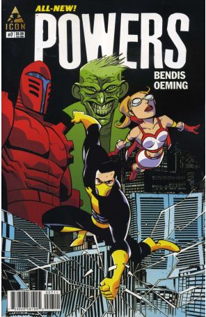 Powers (4th Series) 7 published by Icon with cover art by Michael Avon Oeming