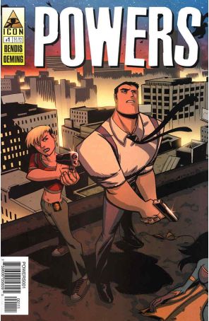 Powers (Vol. 2) 1 published by Icon with cover art by Michael Avon Oeming