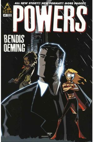 Powers (Vol. 3) 1 published by Icon with cover art by Michael Avon Oeming