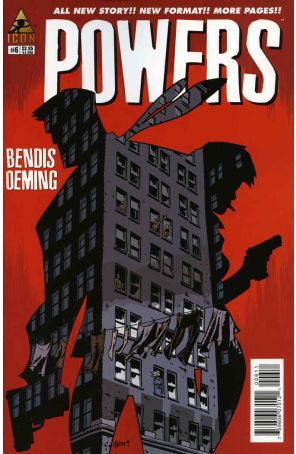 Powers (Vol. 3) 6 published by Icon with cover art by Michael Avon Oeming