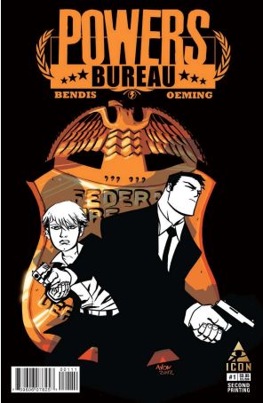 Powers: Bureau 1 (2nd) published by Icon with cover art by Michael Avon Oeming