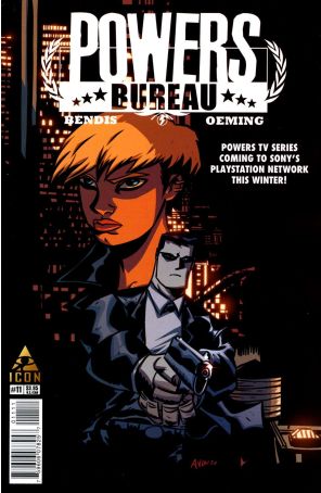 Powers: Bureau 11 published by Icon with cover art by Michael Avon Oeming
