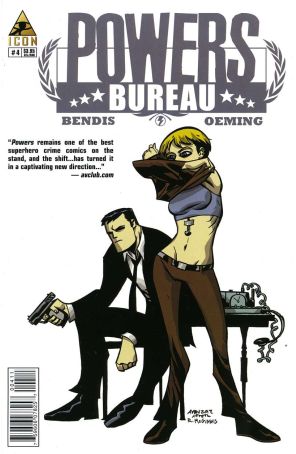 Powers: Bureau 4 published by Icon with cover art by Michael Avon Oeming