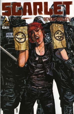 Scarlet 4 published by Icon with cover art by Alex Maleev