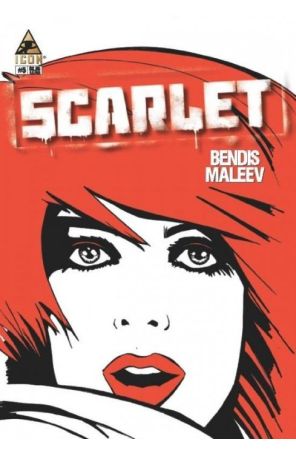 Scarlet 5A published by Icon with cover art by Brian Michael Bendis