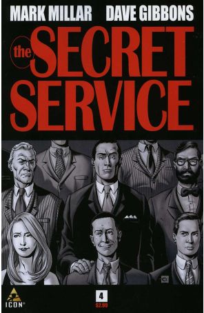 The Secret Service 4 published by Icon with cover art by Dave Gibbons
