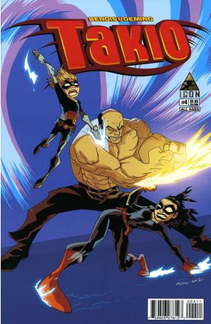 Takio (2nd Series) 4 published by Icon with cover art by Michael Avon Oeming