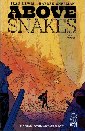 Above Snakes 4 published by Image with cover art by Hayden Sherman