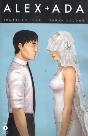 Alex + Ada 1 (2nd) published by Image with cover art by Jonathan Luna