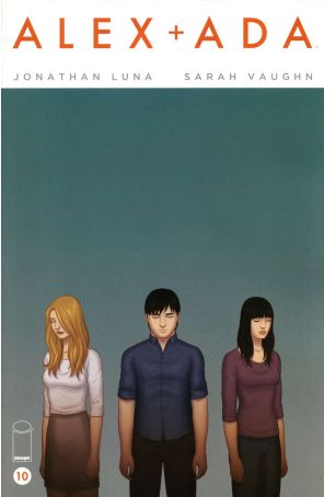 Alex + Ada 10 published by Image with cover art by Jonathan Luna