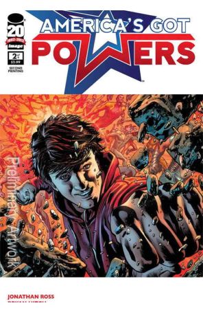 America's Got Powers 2 (2nd) published by Image with cover art by Bryan Hitch