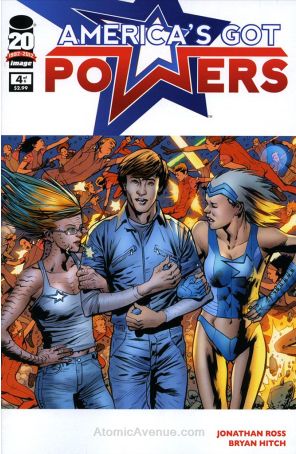 America's Got Powers 4 published by Image with cover art by Bryan Hitch