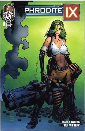 Aphrodite IX (Vol. 2) 4D published by Image with cover art by Trevor Hairsine