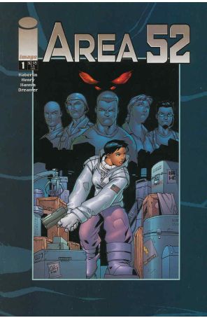 Area 52 1 published by Image with cover art by Clayton Henry