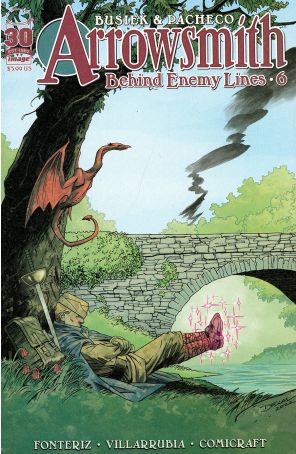 Arrowsmith Behind Enemy Lines 6C published by Image with cover art by Declan Shalvey
